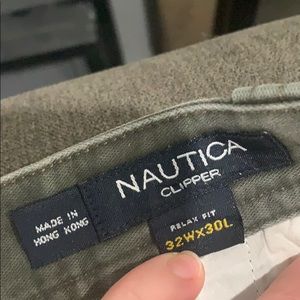 Men’s Nautica clipper khaki pants 32x30